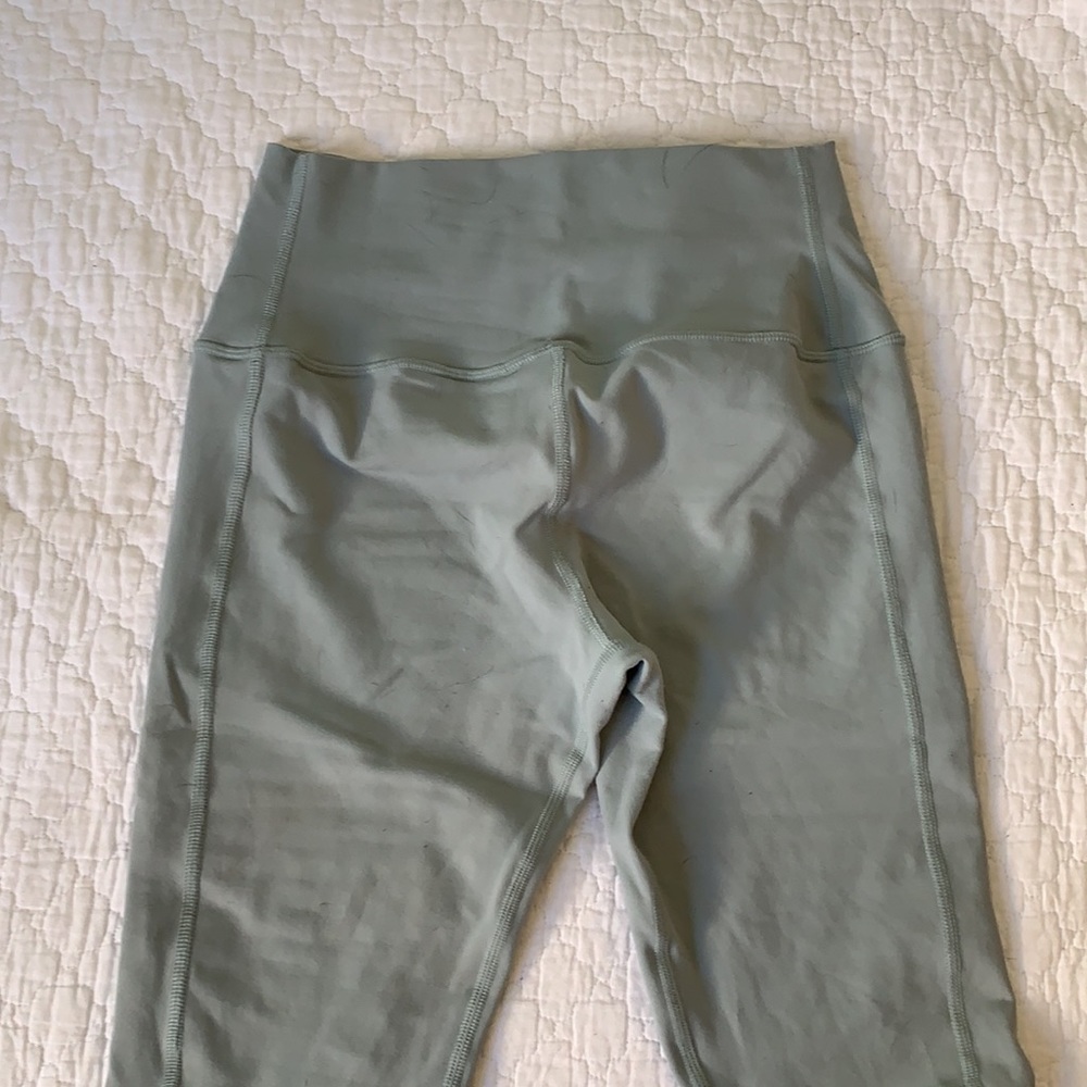 Light aqua Alo Yoga Moto legging - Picture 6 of 6